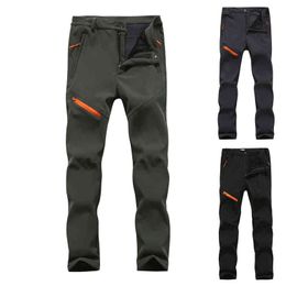 Men's handsome assault pants windproof and waterproof outdoor sports slim trousers winter fashion warm assault trousers H1223