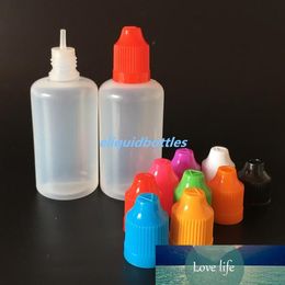 Hot Sale 1000Pcs E Cig E-juice E-liquid 50ml Empty Oil Bottle Plastic Dropper Bottles 50ml With Childproof Cap