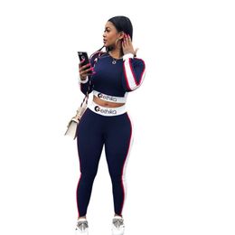 womens sportswear long sleeve hoodie outfits 2 piece set sportsuit pullover + legging tops + pant womens clothing jogger sport suit klw5087