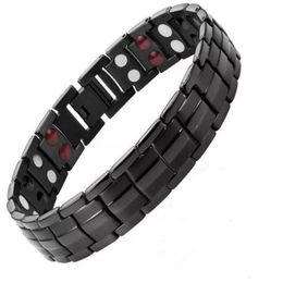 Women Men Health Care Germanium Magnetic Bracelet for Arthritis and Carpal Tunnel 316L Stainless Steel Power Therapy Bangles254C