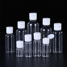 Travel Bottle Refillable Toiletry Bottles for Shampoo Lotion Soap Leak Proof Containers With Flip Cap 5ml 10ml 20ml 30ml 50ml 60ml