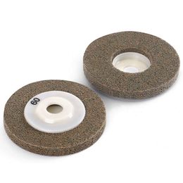 Sponge Polishing Pad 4 inch Dry Marble Stone Polishing Nylon Fibre Grinding Disc Granite Tiles Concrete Floor Rust Glue Removal 10 Pcs/lot