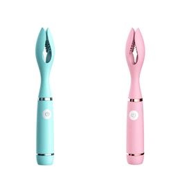 Nxy Sex Pump Toys Frequency Conversion Mute Waterproof Vibrator Double Headed Rechargeable Clitoral Shake Wave Clip Massage 1221