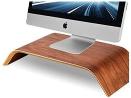 Samdi Wooden Monitor Stand, Riser Stand, Shelf Stand for All iMac and Other Computers LCD Monitors. See Eye-to-Eye with Your Monitors