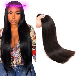 Peruvian Human Virgin Long Inch Hair Extensions 30-38inch Straight Body Wave 3 Pieces/lot 100% Human Remy Hair Wefts Natural Color Wholesale