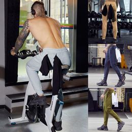 Мужские повседневные спортивные штаны сплошные высокие уличные гусеницы брюки мужчины Joggers фитнес бренд многофункциональные дышащие мужские брюки спортивные