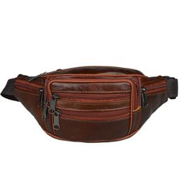 Handsome pocket mobile phone purse running sports Mini Purse men's outdoor PU Leather Multi pocket purse