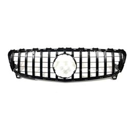 High Quality Car Accessories ABS Material Front Auto Grilles For B-enz A Class W176 GT Black Bumper Grill