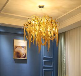 Modern Luxury Chandelier Lighting for Dining Room,Home Decoration Living Room LED Chandelier Lamp Kitchen Hotel Hanging Lights
