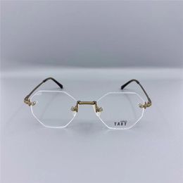 luxury- TART 311 Men Women Classic optical glasses rectangle Titanium Plank frame goggles simple atmosphere style glasses hot sale