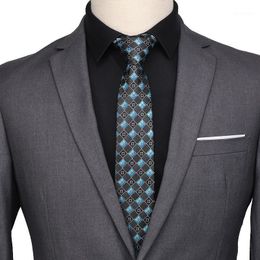 slim ties UK - Neck Ties Sitonjwly 7cm Tie For Men Women Skinny Wedding Dress Mens Neckties Suits Slim Cravat Custom Logo1