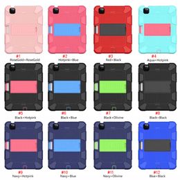 Shockproof Holder Hybrid Armor Tablet Case for IPad 10.2 10.9 9.7 11 AIR 2 4 5 7 Samsung Tab A T307 T290 T510 10.1 8.4