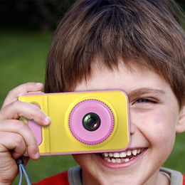 Mini Lovely Kids Anti-shake Digital Camera Max Memory Expansion For Child Gift 2.0 inch IPS HD screen Children Camera Toys LJ201105
