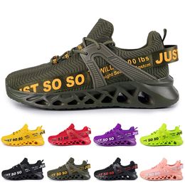 Shoes Running Trainer Hotsale Womens Mens Triple Black Whites Red Yellows Purple Green Blue Orange Light Pink Breathable Outdoor Sports Sneaker 49