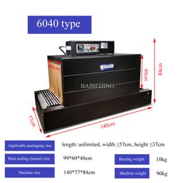 220V Multi-functional heat-sealing shrinking machine for tableware express shoe box heat shrinking film packaging machine