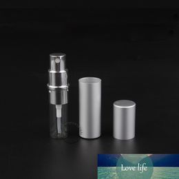 Free Shipping 20 x 5ml Women Makeup Tools Small Black Aluminium+Glass Perfume Spray Bottle 5cc Portable Cosmetic Atomizer