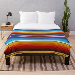 Blankets Soft Blanket For Bed Sherpa Flannel Fleece Home Travel Sofa Throw Colourful Mexican Poncho Background1