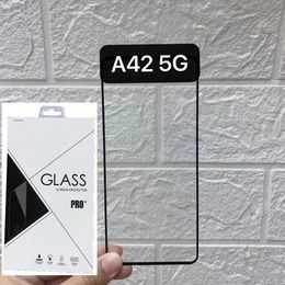 9H Full Cover Tempered Glass Screen Protector For Samsung Galaxy A3 CORE A42 5G M51 M01 CORE 100PCS/LOT Retail package