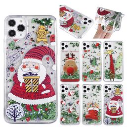 For iphone 11 Max Pro Xs Max Xr X 8 plus 2019 Merry Christmas Cartoon deer TPU+PC Soft Phone Cases