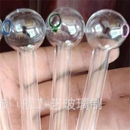 Transparent Smoking Pipes Silicone Straight Hollow Smoke Portable White Glass Pipe Tube Ornament Ball Accessories Home Parts New 1 5hh M2