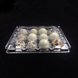 Wholwsale 12 Holes Creative Quail Egg Containers Plastic Egg Boxes Package Supplies D28mm/H39mm Free Shipping LX3763