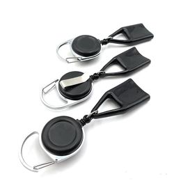 Premium Customizable Lighter Sheath Leash Plastic Lighter Clip to Pants Retractable Reel Metal Zinc Alloy Keychain Portable Lighter