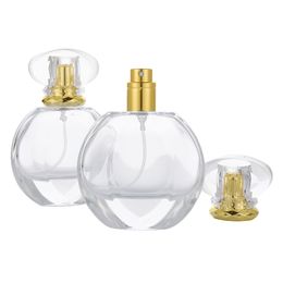 50ML Premium Empty Spray Perfume Bottle Crystal Glass Perfume Bottle portable Travel Dispenser Fragrance Cosmetics Customised LOGO V2