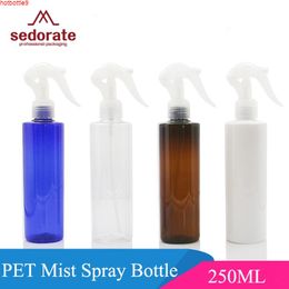 Sedorate 20 pcs/Lot PET Plastic Bottle For Makeup Mist Spray Refillable Bottles 250ML Automizer Liquid Containers JX052good product