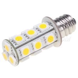 E12 LED Auto Bulbs 12V 24V White Color 18LED 5050SMD 3W Repalce Halogen 30W boat lamp car light