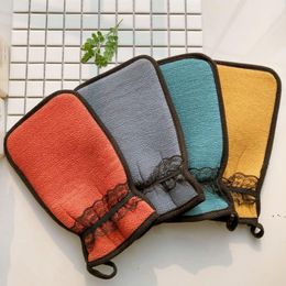 Exfoliating Bath Gloves Bath Brushes Shower Scrubbing Bathroom Accessories Bathing Gloves RRB13638