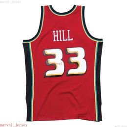 Custom Stitched Grant Hill #33 Red 1999-00 Swingman Jersey XS-6XL Mens Throwbacks Basketball jerseys Cheap Men Women Youth J