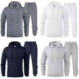 2020 Primavera venda quente homens esportes e lazer corredores suor ternos hoodies + calças terno sweetshirt sportswear conjunto 2pc hoody terno y1219