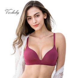 Varsbaby ladies ultra-thin push up underwear solid wire free comfortable bras LJ200822