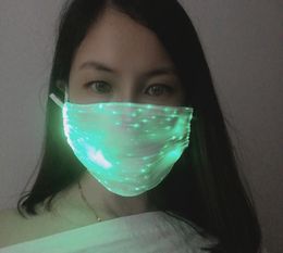 -LED Mode glühende Maske mit PM2.5 Filter leuchtend Rave Music Party Brithday Halloween leuchten Gesichtsmasken