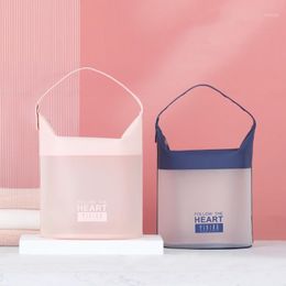 Storage Bags Removable Handle Cosmetic Bag Toiletries Sundries Container Handbag Makeup Box Desk Closet Cable Organiser Case