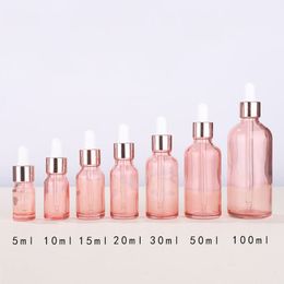 5ml 10ml 15ml 20ml 30ml 50ml 100ml essential oil perfume serum glass dropper bottle for cosmetic liquid packing
