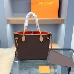 2021 women casual totes luxury purses designers shopping bags handbags medium size composite bag printed flowers high quality large capacity 3 colors L21020602