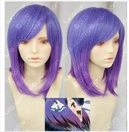 Purple gradient lolita cosplay party wig
