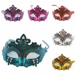 Sexy Party Mask With Gold Glitter Mask Men Women Venetian Sparkle Masquerade Venetian Mask Mardi Gras Costume Half Face Masks