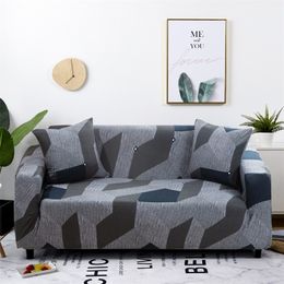 Geometric Sofa Cover Elastic Stretch Universal Sofa Covers Sectional Couch Corner Cover for Furniture Armchairs 1/2/3/4-seater LJ201216