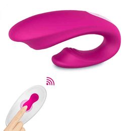 NXY Vibrators Schander S111 Happy Little Dolphin Wireless Remote Control Husb Wife Resonator Men Women Share Fun Egg Jumping Vibrator 0127