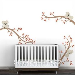 Large size Koala Tree Branches DIY Decals Sticker Nursery Vinyls Baby Stickers Wall Art For Kids Rooms tx-303 201202