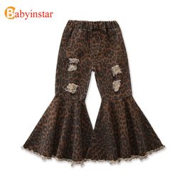 Free shipping 7 Styles Trousers Baby Wide Leg Flare Fashion Toddler Kids Bell Bottom Ruffle Girls Pants LJ201019