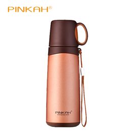 PINKAH Thermos Bottle 420ml 520ml Stainless Steel Vacuum Flask Travel Coffee Thermo Mug School Insulated Bottle Home Thermo Cup LJ201221