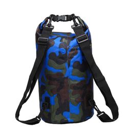 20L Waterproof Bag Outdoor Hiking Swimming Shoulder Strap Waterproof Bag Ultra Light Dry Storage Items Package A Variety Of Colo Q0705