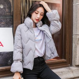 Winter down Korean version loose student women short cotton bread jacket 201019