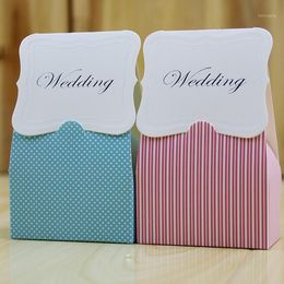 Gift Wrap Style Korean Creative Romantic Blue Spot Cute Pink Stripes Candy Box Currently Available Wholesale1