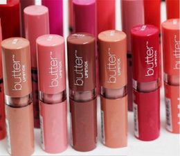 12 couleurs femmes au beurre rouge à lèvres Prix usine longue durée de vie du beurre de maquillage professionnel
