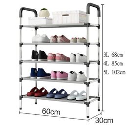 Shoe Shelf Rack DIY Assembly Black Korea Russia Shoe Organiser Rack Space Saver Home Furniture 201030