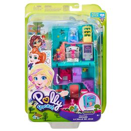 Genuine Polly Pockets Dolls Mini Toy Scene Polly Arcade City Restaurant Accessories Girls Party House Dolls Toys for Kids Gift